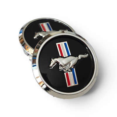 Ковпачки (заглушки) у диски Ford mustang чорні 67,5\56 мм BR33-1A096-BA